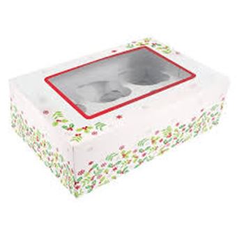 Picture of CHRISTMAS 6 CUPCAKE BOX